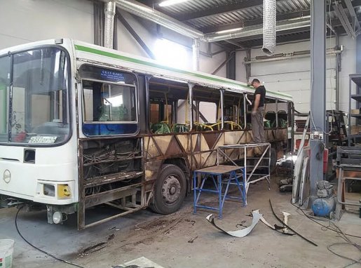 Ремонт автобусов, замена стекол, ремонт кузова стоимость ремонта и где отремонтировать - Калуга