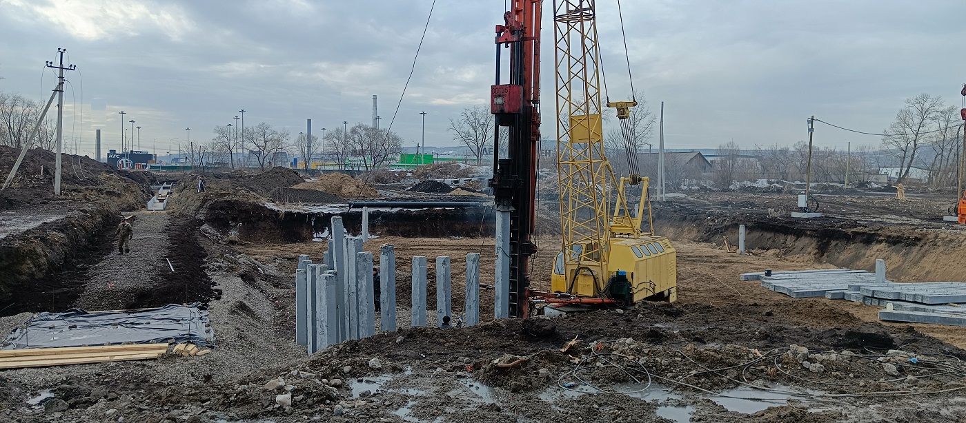 Аренда сваебоя для забивки бетонных свай в Калужской области