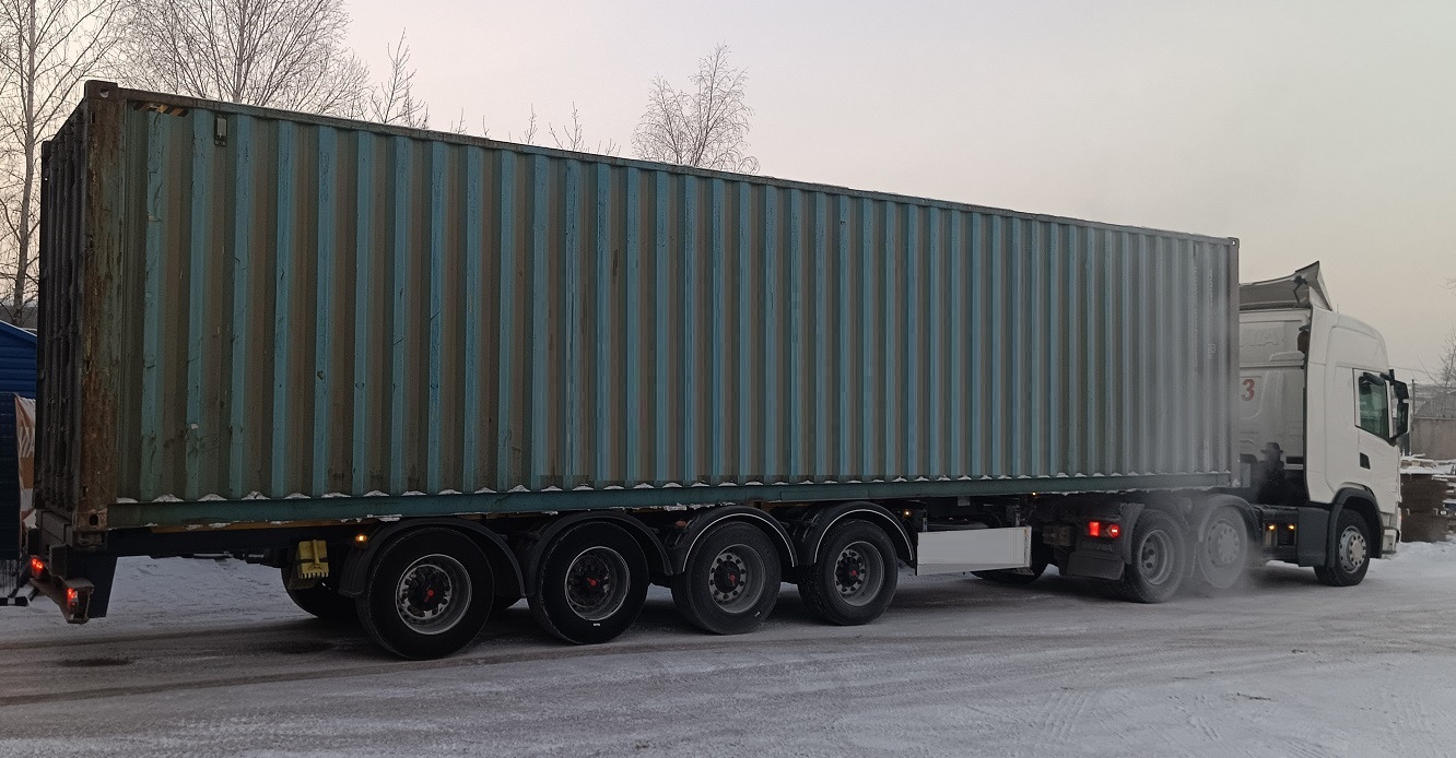 Контейнеровоз для перевозки контейнеров 20 и 40 футов в Балабаново